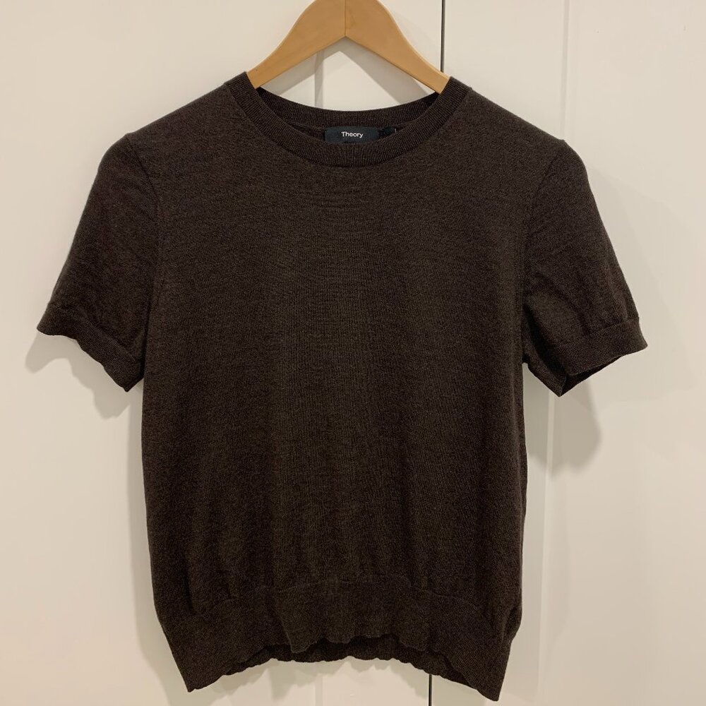 Theory Sweater Tee in Regal Wool